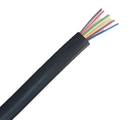 Кабель TLF-8C CCA BK телефонный плоский 8 жил омедненный