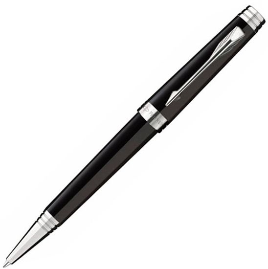 Шариковая ручка Parker Premier Lacque K560, цвет: Black ST, S0887880