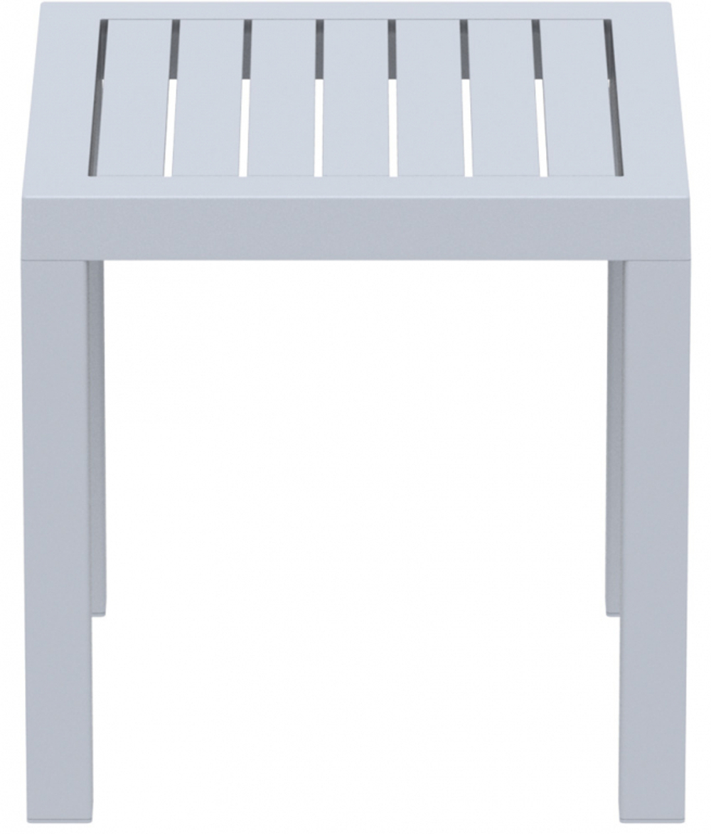 Столик пластиковый для лежака Siesta Contract Ocean Side Table, серебристый