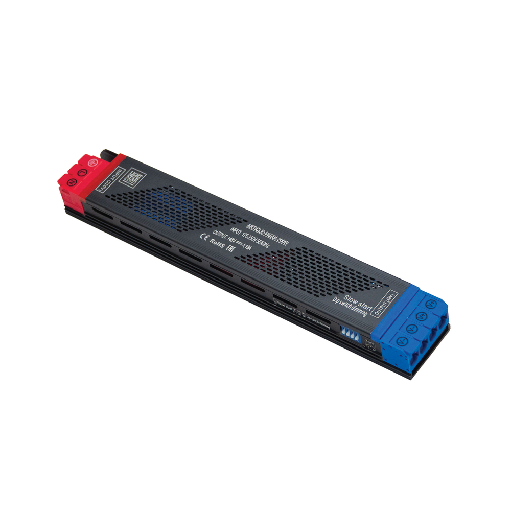 448204 Блок питания 48V с DIP+плавный пуск LIGHTSTAR 200W