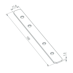 Соединитель профиля COMFORT21-V-FANTOM (Arlight, Металл) 052695