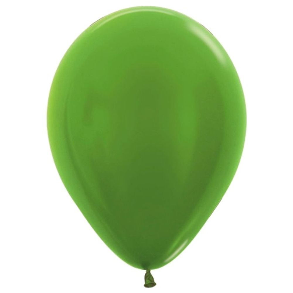 Воздушные шары Sempertex, цвет 531 металлик светло-зелёный, 50 шт. размер 12&quot;