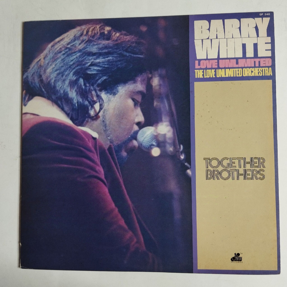 Винтажная виниловая пластинка LP Barry White, Love Unlimited, The Love Unlimited Orchestra Together Brothers (Japan 1974) (No Obi)