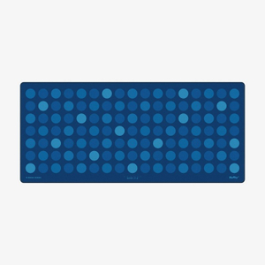 Коврик на рабочий стол Nuphy Deskmat G80 (Mystic Indigo) (Deskmat_G80_MI)