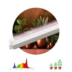 Светильник для растений фитолампа светодиодная линейная ЭРА FITO-18W-Ra90 полного спектра 18 Вт | Линейные фито светильники