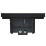 FORTE&PIANO Выключатель 1-клавишный перекрестный 10А FP112M металл черный IEK