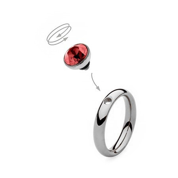 Шарм Qudo Bottone Padparadscha 8 мм 680142 R/S