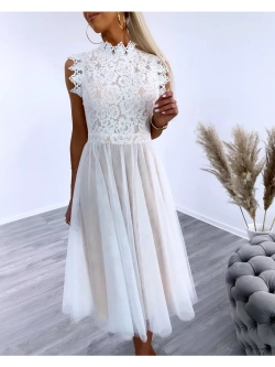 кружевное белое платье + plus size