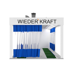 WDK-510M Пост подготовки с двумя полосами решёток для монтажа на приямок, с функией подогрева