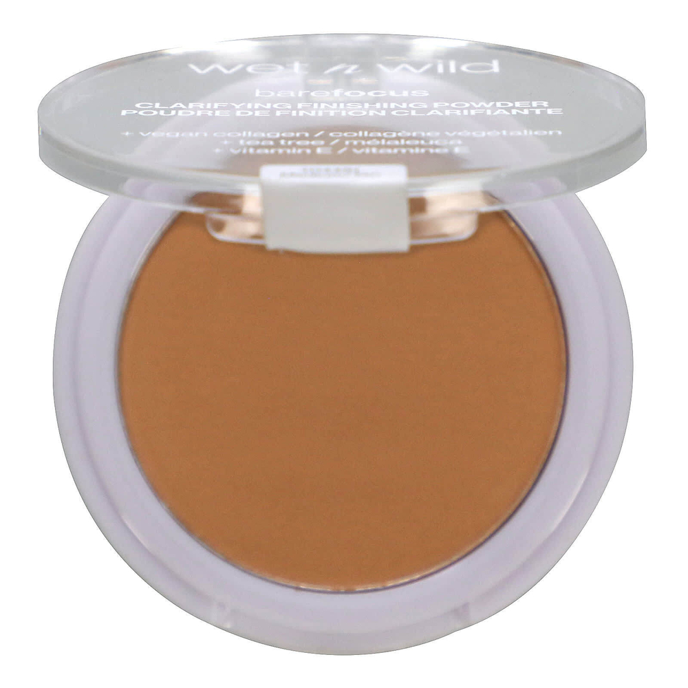 wet n wild, Barefocus, осветляющая финишная пудра, средний / коричневый, 7,8 г (0,27 унции)