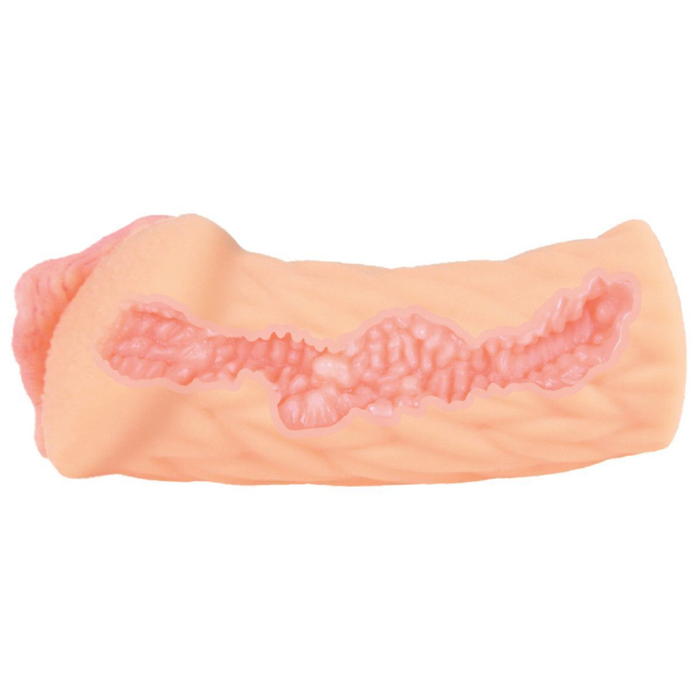 Телесный реалистичный мастурбатор-вагина Elegance.005 с двойным слоем материала (Цвет: телесный)