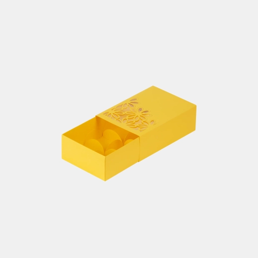 Коробка-пенал "Ромашка" для 6 моти 171*114*55 мм (желтый)