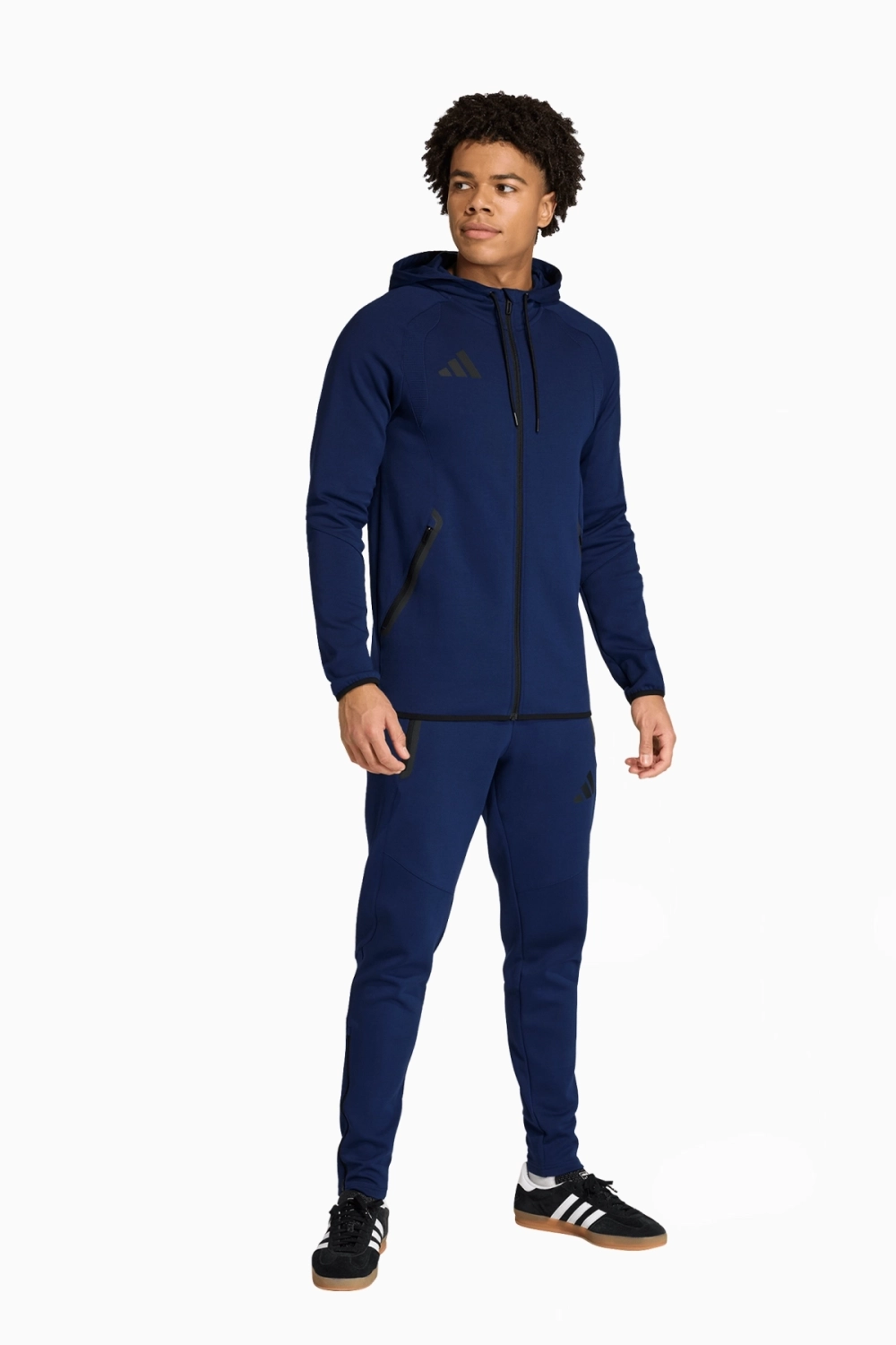 Штаны adidas Tiro Travel Sweat - темно-синий