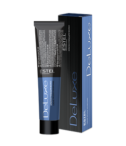 ESTEL De Luxe краска-уход для волос, 9/1 блондин пепельный, 60 мл