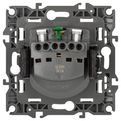 Розетка ЭРА Серия 12 12-2101-16 2P+E Schuko 16А-250В титан