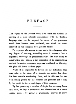 Reading Book of the Turkish Language, with a Grammar and Vocabulary | William Burckhardt Barker