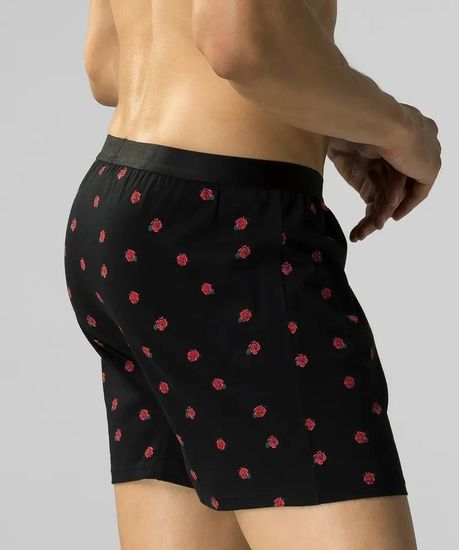 Трусы (2 шт) мужские семейные Atlantic 2GMB-008, темно-синий + красный