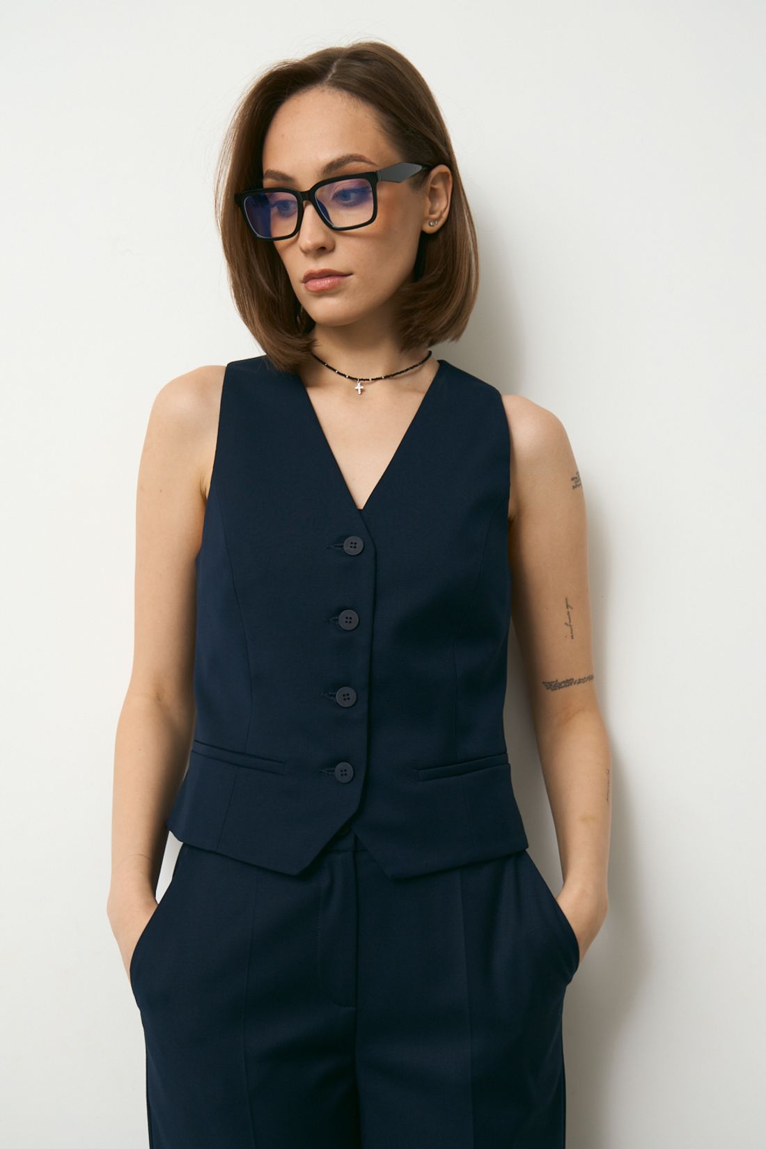 Жилет R3010 темно-синий / 42