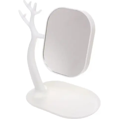 Зеркало настольное «High Tech - Garden», с увеличением, цвет белый, 26см