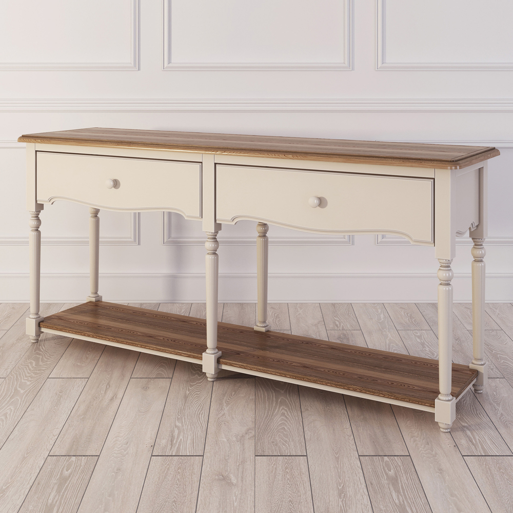 Консоль с 2-я ящиками и полкой Leblanc