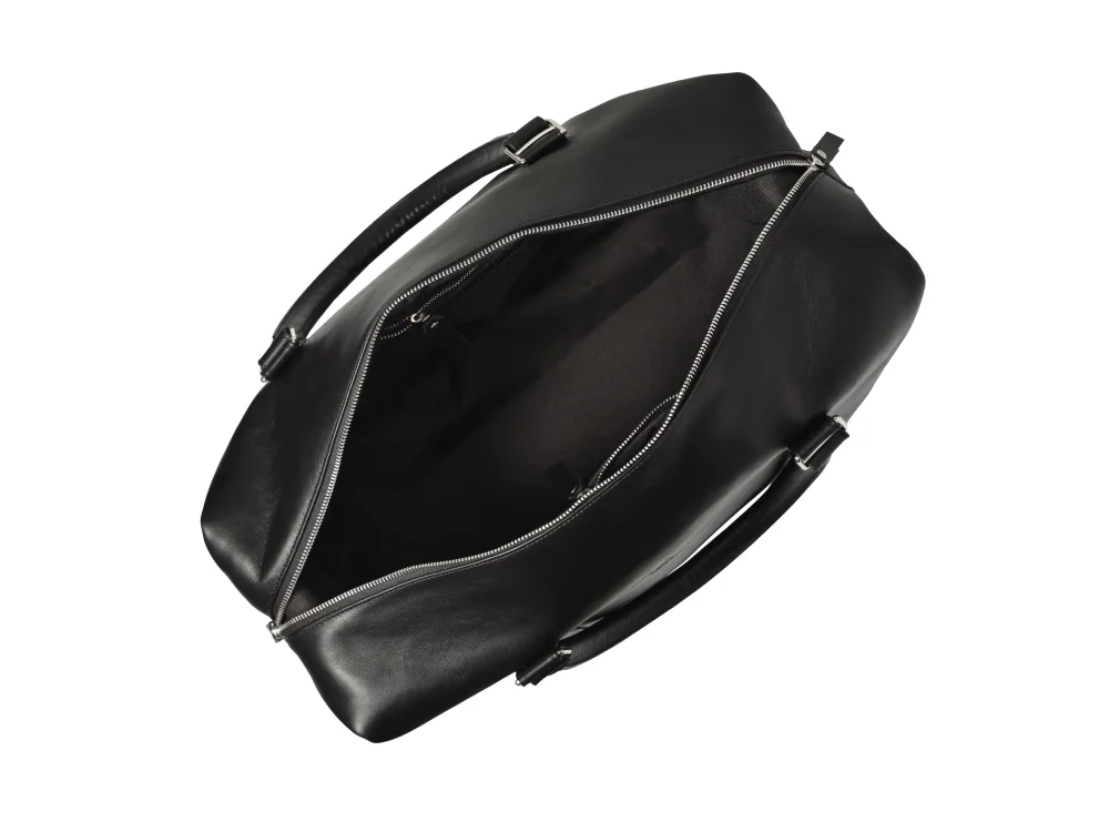Дорожная сумка из натуральной кожи "Atlas Black"