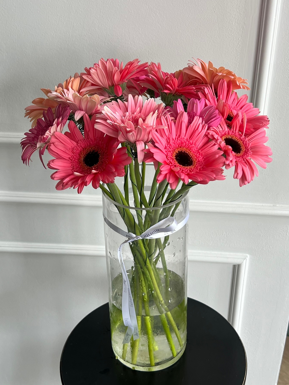 Гербера в розовом оттенке от 25 шт