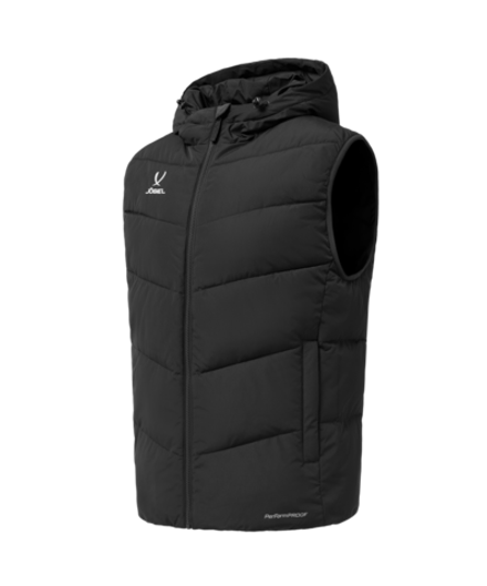Жилет утепленный c капюшоном JÖGEL ESSENTIAL PerFormPROOF Padded Hooded Vest, черный, детский