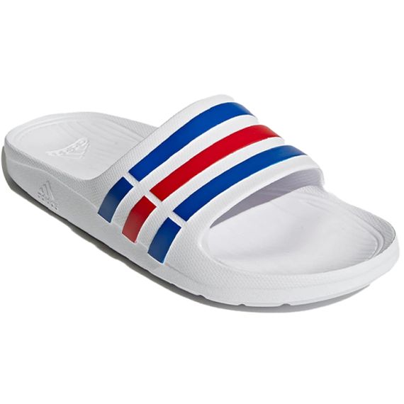 Adidas Duramo Slides 'White Blue Red'