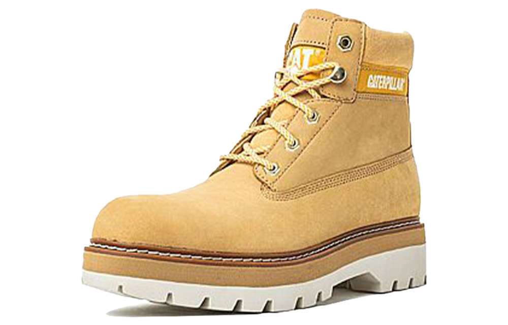 CAT Yellow Boots, Mimicry Comfortable Outdoor Boots Women"s Yellow