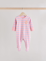 Комбинезон / Cлип для малышей Next E18-338, 3 шт., Розовый, Оранжевый, Светло-желтый