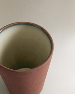 ZARA HOME КРУЖКА, ТЕРРАКОТОВЫЙ