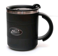 Термокружка Biostal (0,4 литра) с крышкой, черная