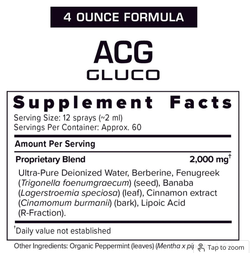 ACG Gluco Extra Strength 4 oz