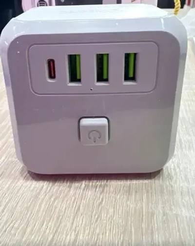 Куб 3 розетки 3 usb 1 Type-c