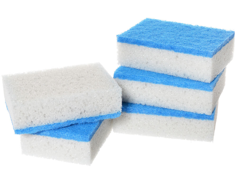 Губка "YORK" для посуды антибактериальная 9,5*6,5*3 Протект-5 Престиж