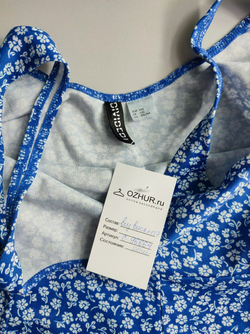 Платье H&M летнее с принтом 40 размер