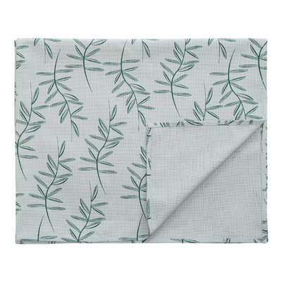 Дорожка на стол из хлопка с графичным принтом Папоротник Russian North, 45х150 см