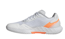 Женские теннисные кроссовки Adidas Defiant Speed 2 W - cloud white/halo blue/beam orange