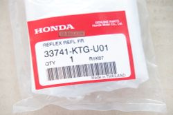 33741-KTG-U01. REFLECTOR, FR. REFLEX (AMBER). OEM Honda