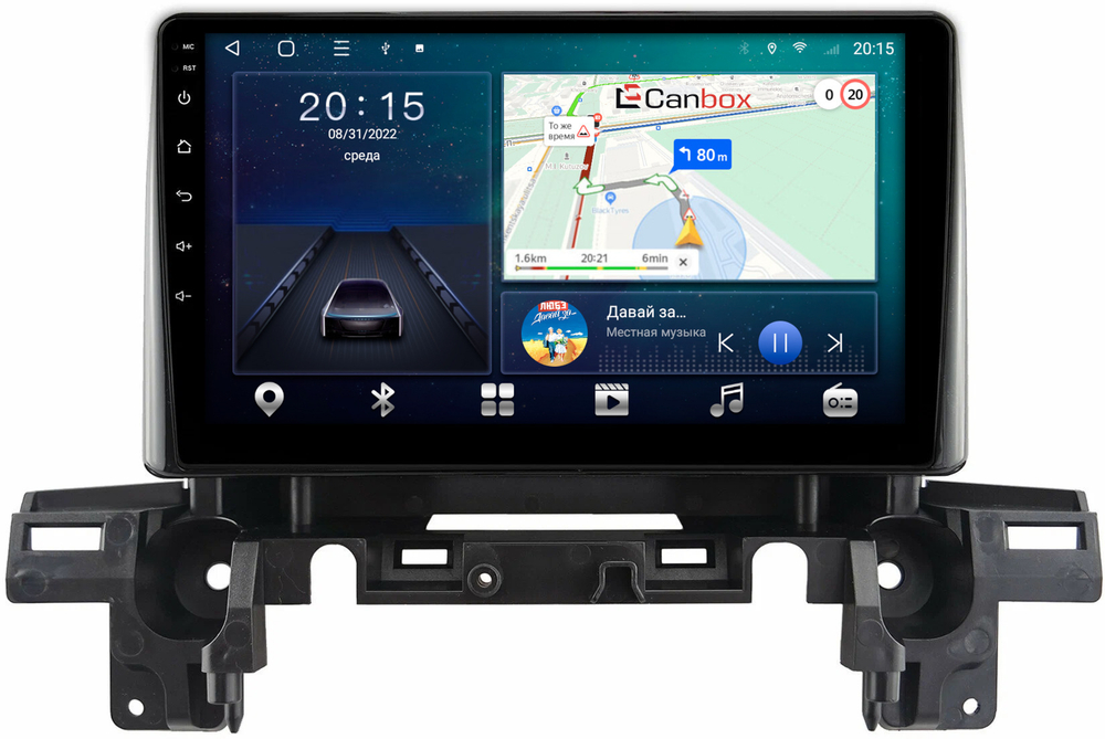 Магнитола для Mazda CX-5 2017-2024+ (KF), CX-8 - CanBox 9066 Android 10, 8-ядер, SIM-слот