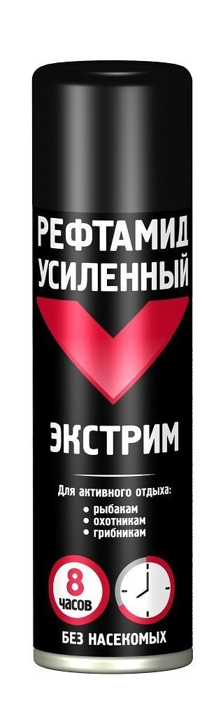 Аэрозоль-спрей от комаров, клещей 150мл Усиленный Рефтамид