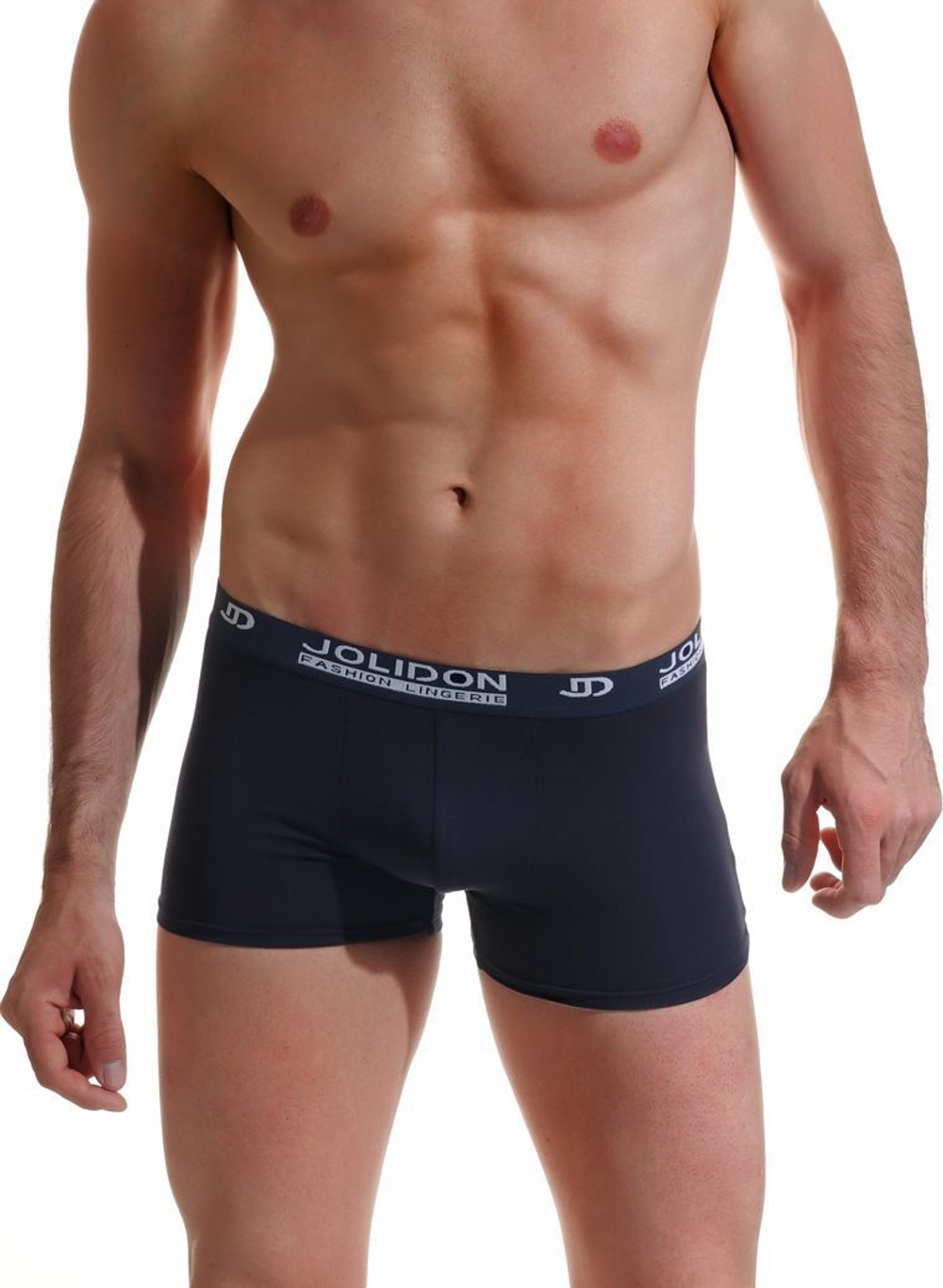 Мужские трусы-боксеры классической посадки (Размер: M) (Цвет: темно-синий)