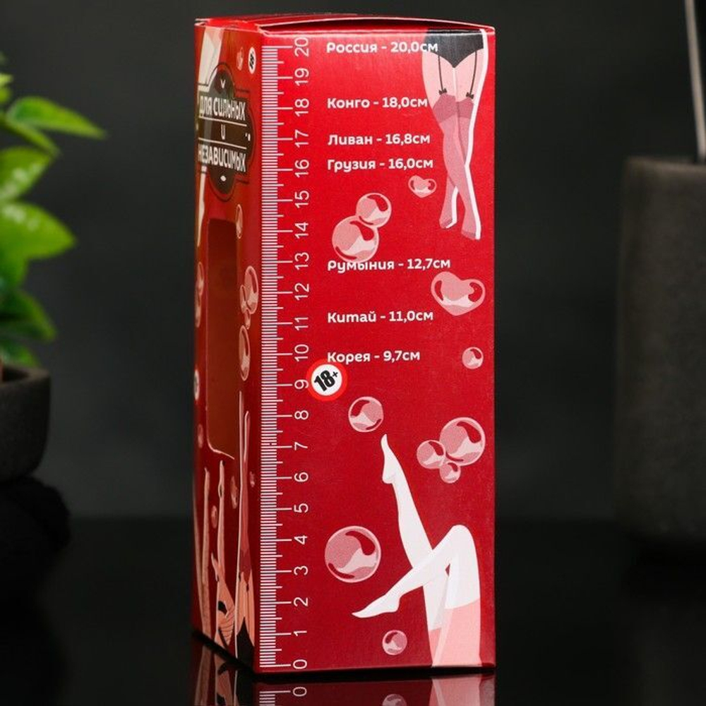 Фигурное мыло Для сильных и независимых - 13 см. (Цвет: телесный)