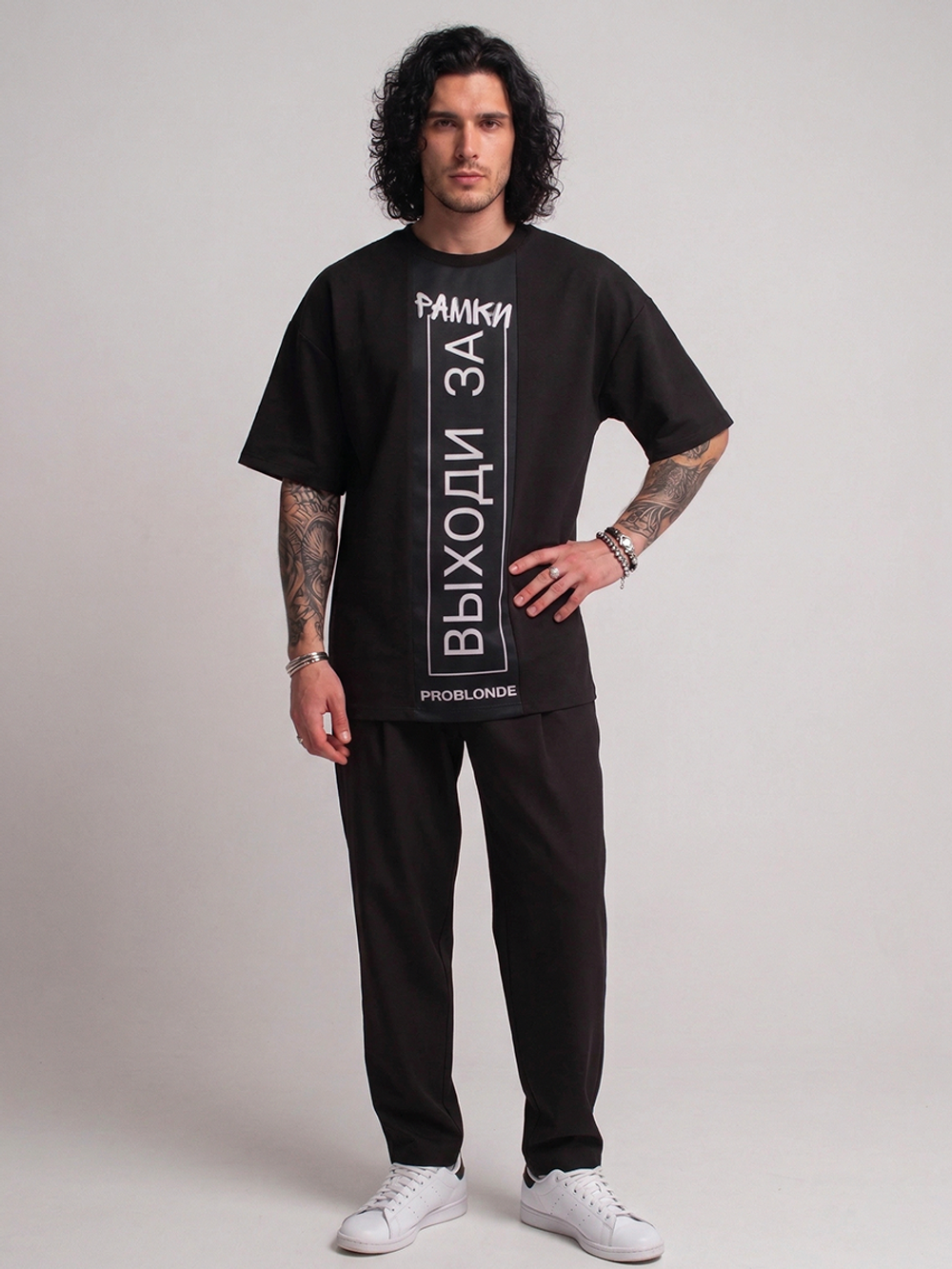 Футболка для парикмахеров НУМЕРО 1 мужская принт Рамки