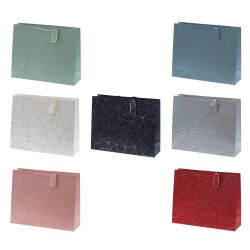 GAEM Пакет подарочный XL (бумага 210г/м2, блок 12шт), L50 W15 H40 см, 7в.