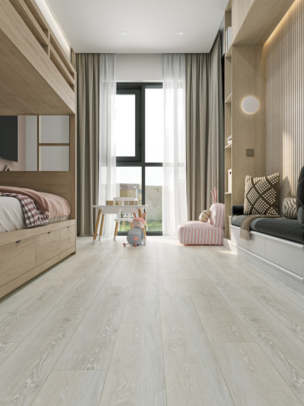 Ламинат SPC CronaFloor WOOD Дуб Мане