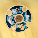 Винный столик со складывающимися ножками из Сибирского Кедра VN10