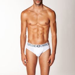 Мужские трусы брифы белые CASANOVA 0002B