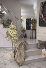 Заснеженная ель на ножке «Тароко» (Литая хвоя) 150 см / 1,5 м