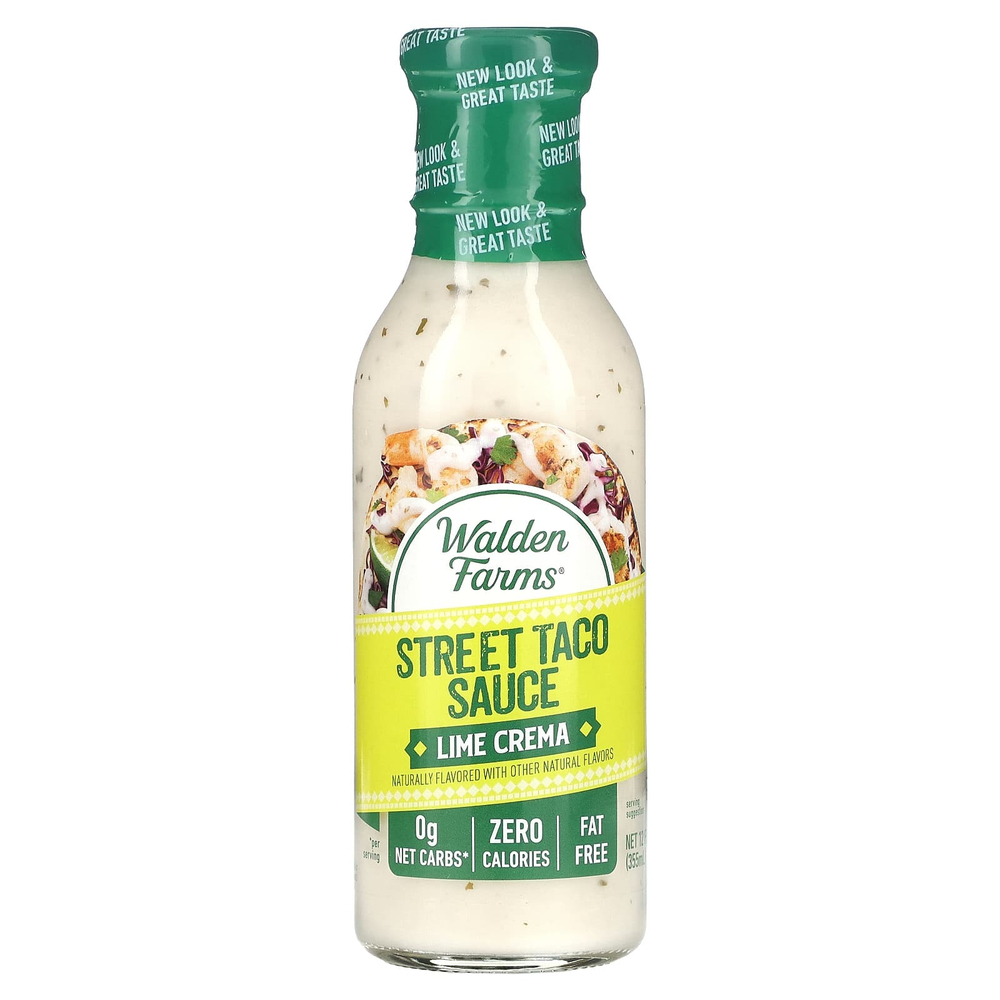 Walden Farms, Соус Street Taco, лаймовый крем, 355 мл (12 жидк. унц.)
